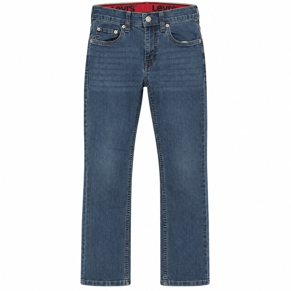 Levi's 511 Boys Jeans Size 12 Medium Wash Blue Denim Adjustable Waist Pockets